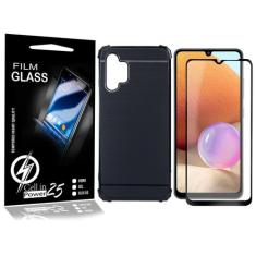 Pelicula Vidro 3D + Capa Emborrachada Galaxy A32 4G A325 - Cell In Pow