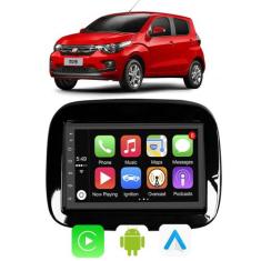 Kit Multimidia Fiat Mobi 2017 2018 2019 2020 2021 2022 7" Android Auto