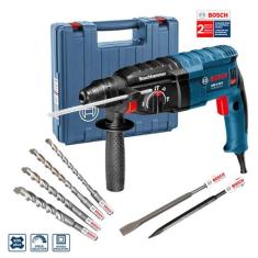 Martelete Rompedor Perf. Bosch 820w Gbh2-24d Maleta + Acess, Azul, 110