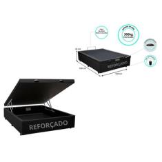 Cama Box Baú Casal Padrão Viúva 128x188 - Jadmax