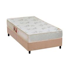 Cama Box Solteiro: Colchão Espuma Castor D33 Sleep Max Relax + Base CR