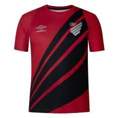 Camisa Umbro Athletico Paranaense I 2024/25 Jogador Masculina - Vermelho P-Masculino
