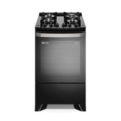 Fogão Electrolux 4 Bocas Experience com PerfectCook360 Preto FE4CP