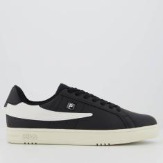 Tênis Fila FX Court 70 Preto e Branco-Masculino