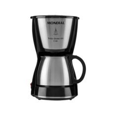 Cafeteira Elétrica Mondial Dolce Arome Preto/Inox 550W 127V - C-34 JI 
