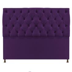 Cabeceira Sofia 140cm Roxo