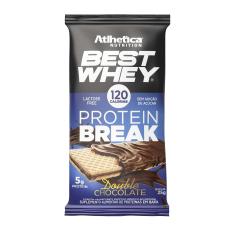 Barra de Proteína Best Whey Atlhetica Nutrition Protein Break Double Chocolate 25g 25g