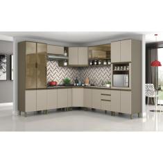 Cozinha Modulada Conect com 13 Peças Duna/Cristal - Henn