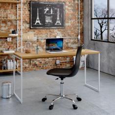 Escrivaninha Nanda Mel e Branca 150 cm