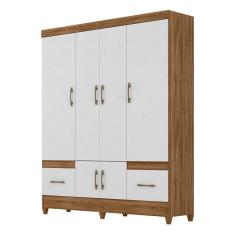 Guarda Roupa Casal MS912 6 Portas e 2 Gavetas - Moval