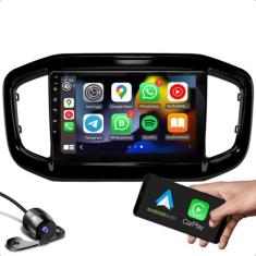 Kit central multimidia 2 GB com função carplay GPS Bluetooth  + moldur