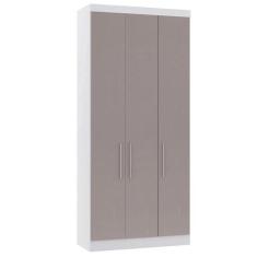 Guarda Roupa Modulado 101,50cm 3 Portas Alpes Luciane Móveis