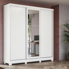 Guarda-Roupa Casal Kappesberg 3 Portas Reversiveis de Correr 3 Espelho