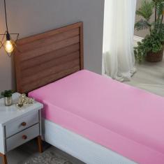 Roupa Cama Solteiro 300 Fios Lençol com Elástico de Algodão - MF ENXOV