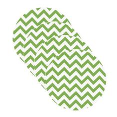 Sousplat Chevron Verde - NSW, 4 Peças, com base