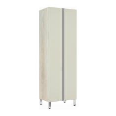 Paneleiro 70Cm Duplo 2 Portas Lis Legno Crema Com Kashmir