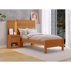 Cama Solteiro 90Cm Granada Freijó