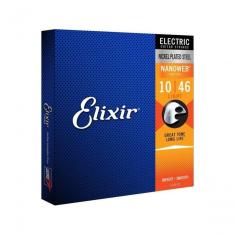 Encordoamento Para Guitarra .010 Light Nanoweb 12052 Elixir