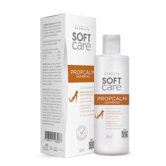 Propcalm Shampoo 300mL - Shampoo para higienizar a pele e a pelagam de cães e gatos com peles sensíveis, ressecadas ou sensibilizadas por patógenos - Enriquecido com própolis -Extrato de Própolis protege contra agentes externos e o Mentol proporciona alívio e prolonga a sensação refrescante do banho