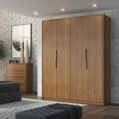 Guarda Roupa Casal 4 Portas Attore Móveis - Demóbile