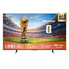 Smart TV 75” 4K Hisense 75A6NV DLED DTS VirtualX Vidaa U9 Preto