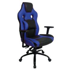 Cadeira Gamer com Almofada Linha Gamer Racing Azul - Design Office Móv