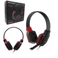 Fone Headset Headphone com Microfone Gamer Multilaser PH073 para jogos