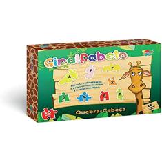 Quebra-Cabeça Giralfabeto, Aquarela Brinquedos, 26 Peças