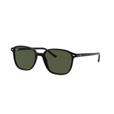 Óculos de Sol Ray-Ban Leonard 0RB2193 901/31 Tam 53 / Preto - Lentes Verde