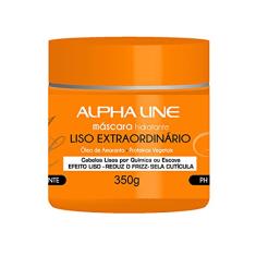 Alpha Line - Máscara Condicionadora Hidratante - Linha Liso Extraordinário - Antioxidante - 350g