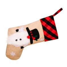OFFSCH Meias De Natal Meias Grandes Meias De Férias Bolsa De Doces De Natal Meias Penduradas De Natal Enfeite De Natal Decoração De Meia De Natal Desenho Animado Saco De Lanche De