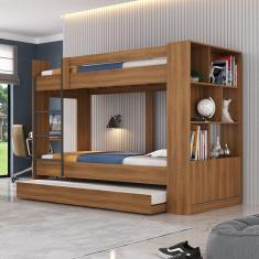 Treliche Florence 2 Portas com Estante Espresso Nogal