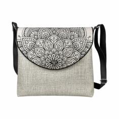 Bolsa Feminina Transversal Média Mandala Magicc Bolsas B-226