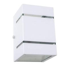 Kit com 12 Arandelas 2 Focos C/ Frisos E Facho Branca Externa Parede M