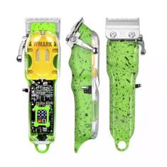 Máquina de Cortar Cabelo Wmark NG-308 Sem Fio Verde