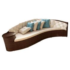 Sofá em Fibra Sintética Peixe - Tecido Duna Cru - Casa N