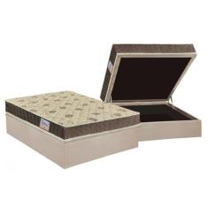 Cama Box Baú Casal: Colchão Ortopédico Orthoflex D33 / EP Matera + Bas