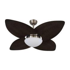 Ventilador De Teto Kovalski Bronze 4 Pás Palmae Tabaco 220V