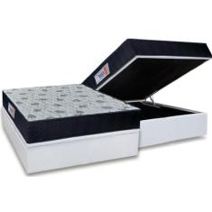 Cama Box Baú Casal: Colchão Anatômico Orthoflex Foggia Sogni Unic Face