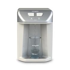 Purificador De Agua Eletrônico Refrigerado Basic Branco E Prata Bivolt Acquabios
