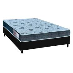 Cama Box Casal: Colchão Espuma Orthoflex D45/EP Cecina + Base CRC Sued