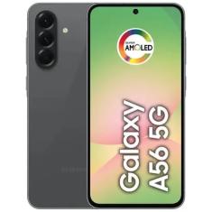 Smartphone Samsung Galaxy A56 128GB - Preto, 5g, Câmera Tripla 50mp, Ram 8GB, Tela 6.7"