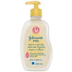 Sabonete Liquido J&J Baby Recém Nascido 200Ml