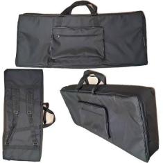 Capa Bag Para Teclado Yamaha Psr E443 Master Luxo (Preto)