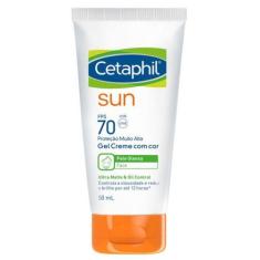 Cetaphil Sun Gel Creme Fps 70 - Protetor Solar Com Cor 50ml