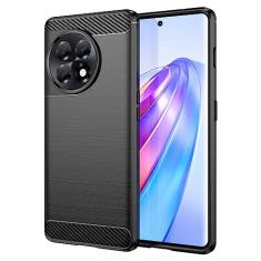 Capa de celular para Oneplus Ace 2, fibra de carbono refinada, anti-queda, anti-impressões digitais, proteção total