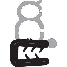 Borracha Porta Gol Voyage Saveiro Parati 88 A 97 [F103]