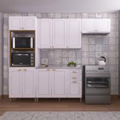 Cozinha Completa Firenze 12 Portas 2 Gavetas 6171.131 Branco - Indekes