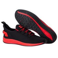 Tênis Masculino Pisada Neutra 4 Opções de Cores - Iden Shoes, Vermelho