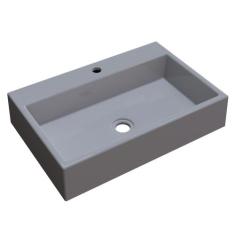 Cuba Pia De Apoio Para Banheiro Retangular Florenza RT55 Cinza C08 - M